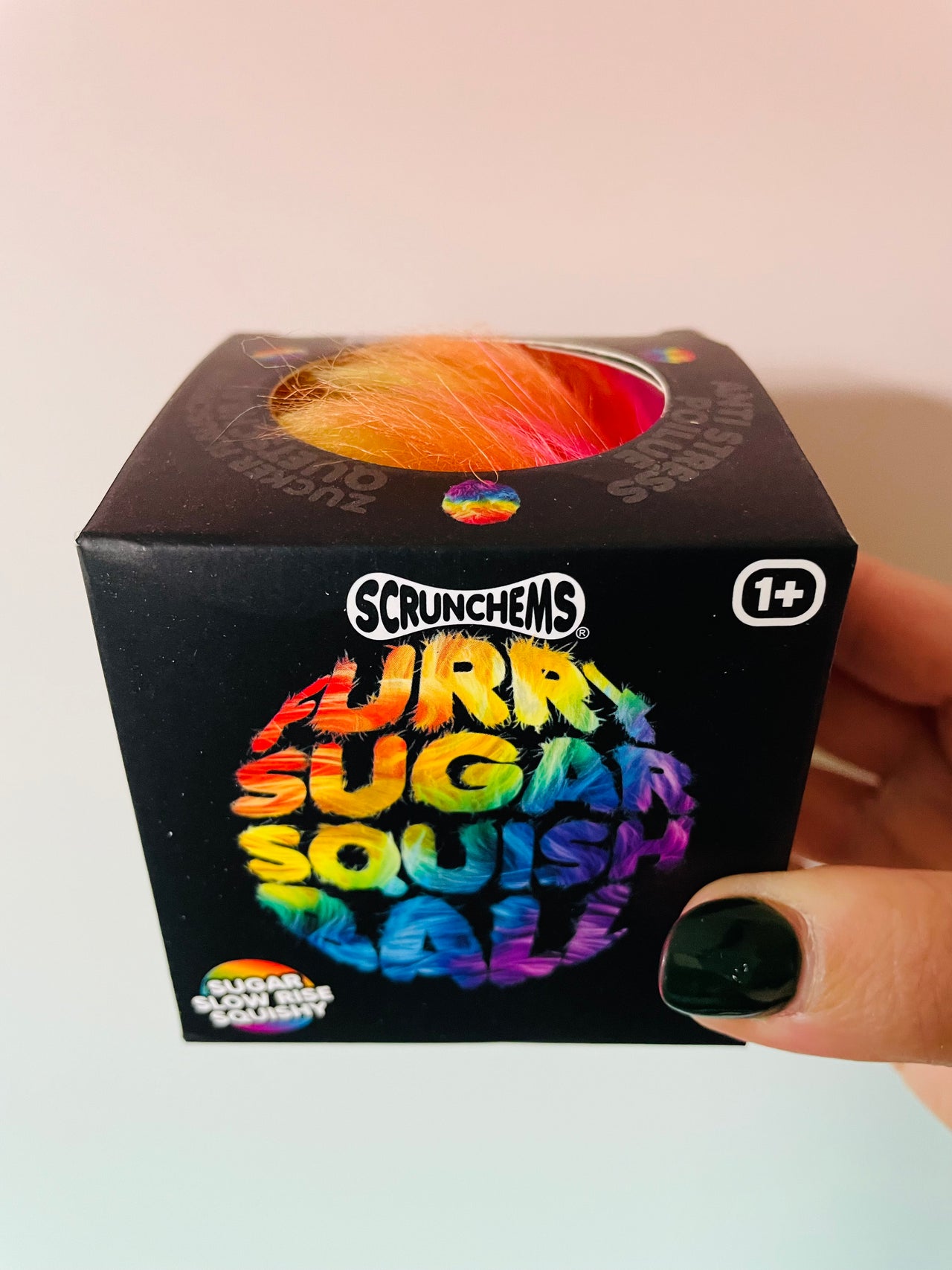 Scrunchems Furry Sugar Squish Ball Sensory Toy