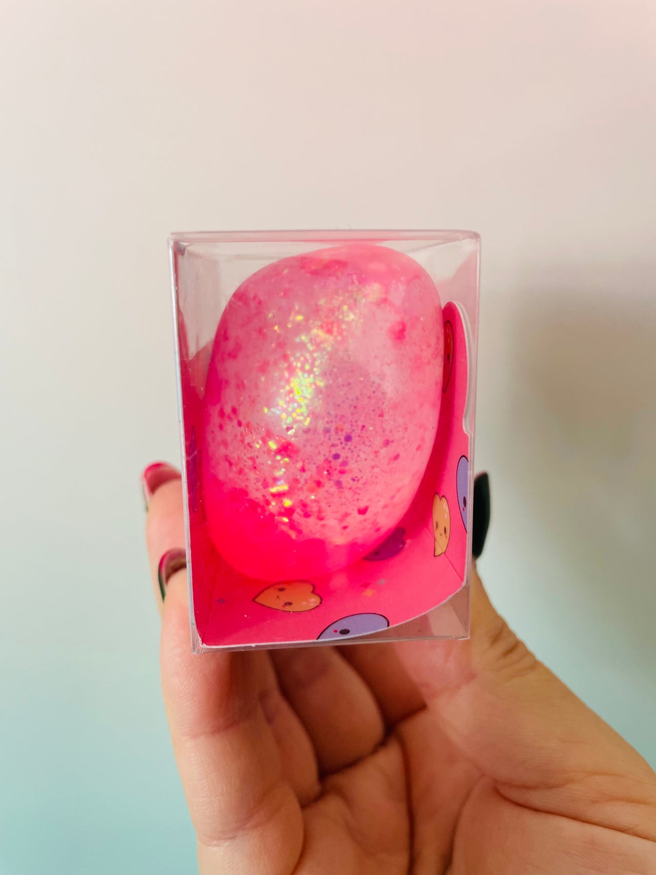 💖✨ Sparkly Squishy Heart | Glittery Sensory Fidget Toy