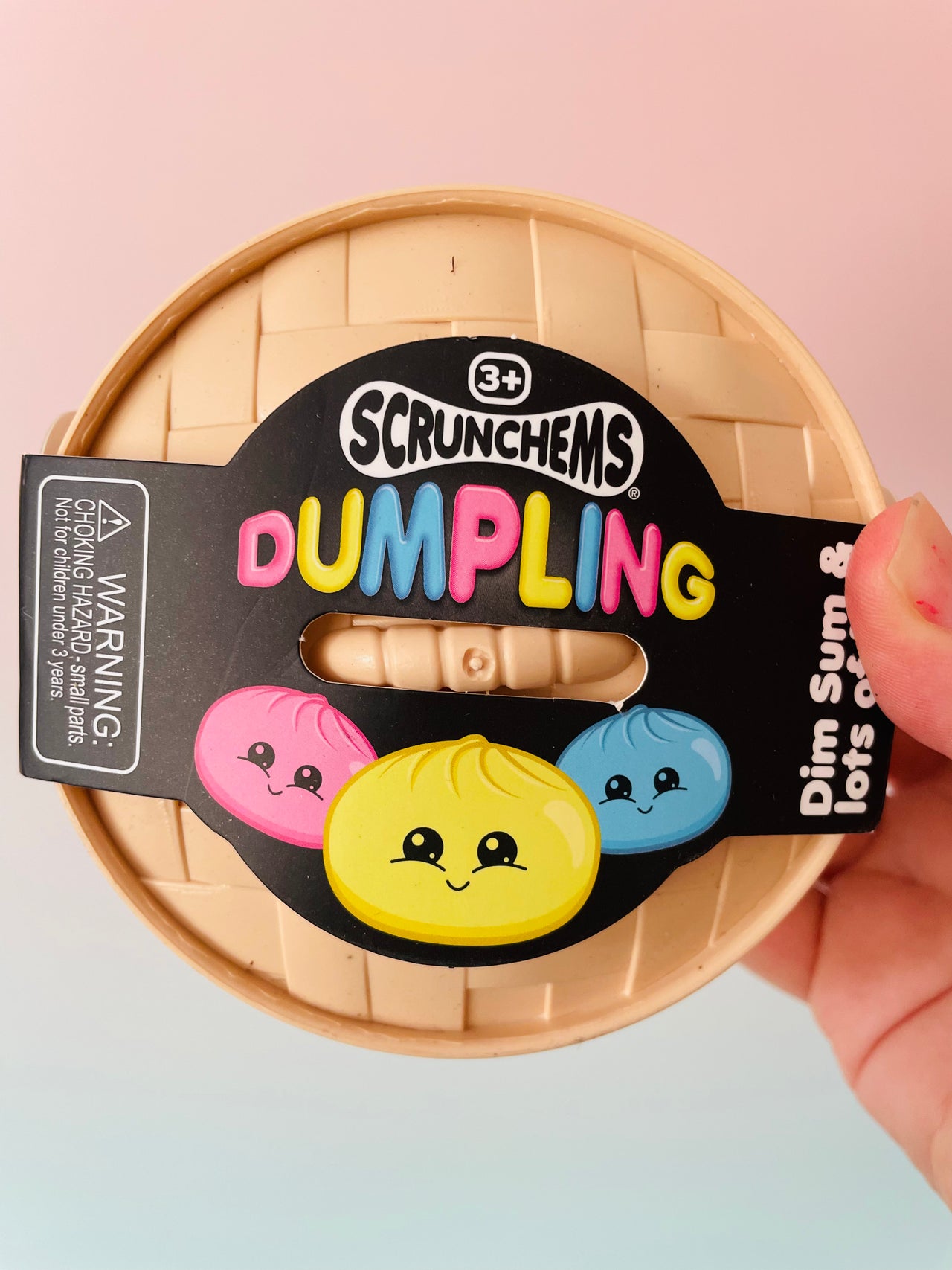 🥟💖 Scrunchems Dumpling Squishy | Soft Sensory Stress Relief Fidget Toy ✨