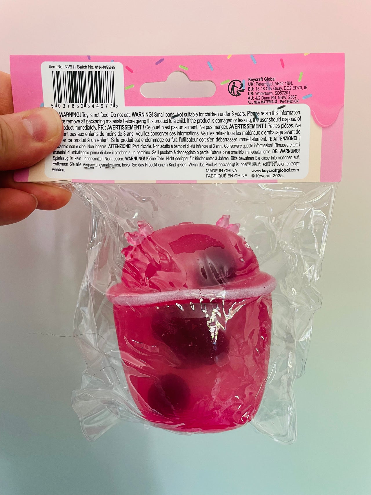 🩷🦎🧋 Pink Axolotl Boba Squish Toy
