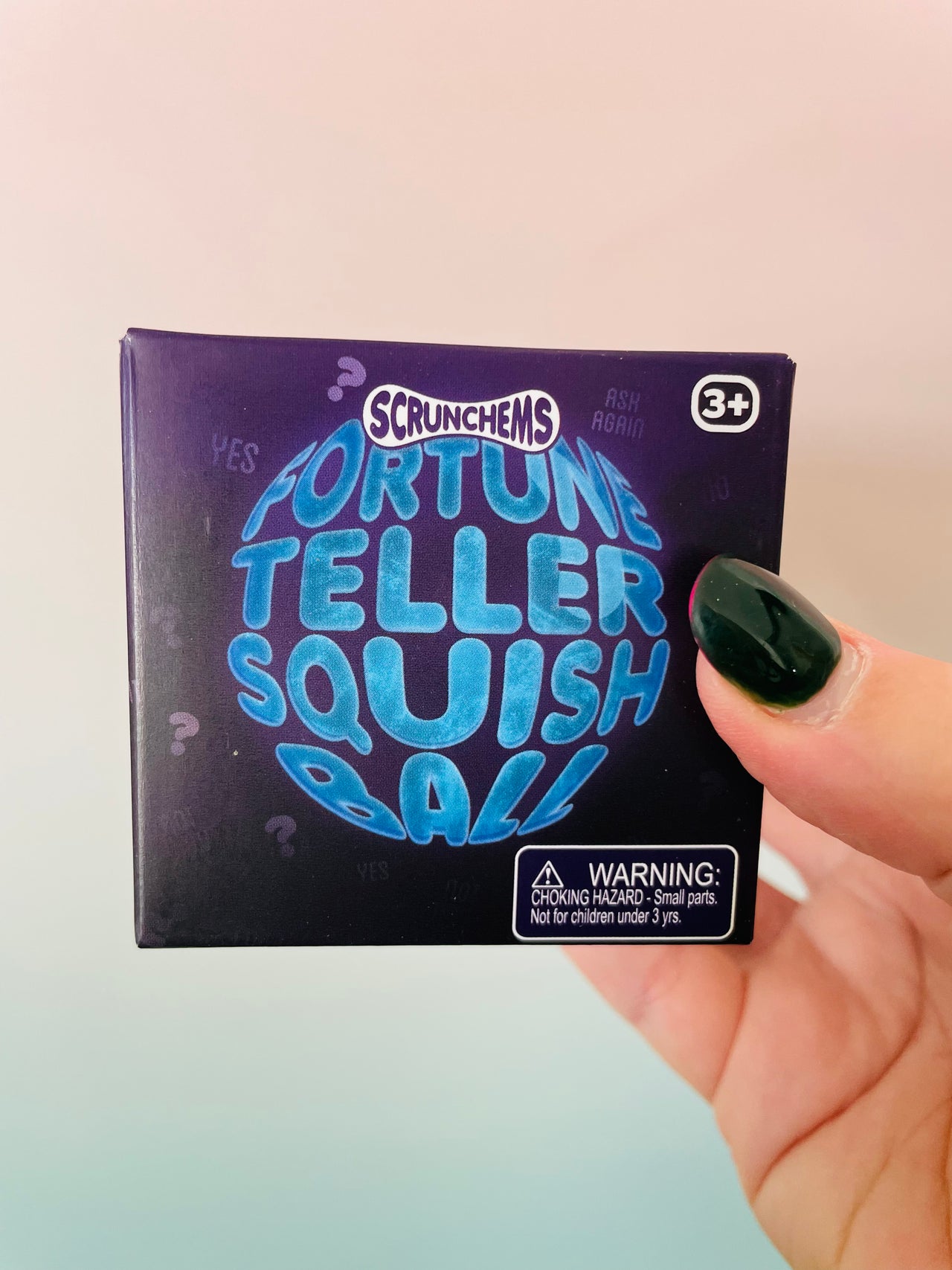 🔮💜 Scrunchems Fortune Teller Squish Ball | Mystic 8 Ball Sensory Fidget