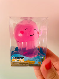 🩷🐙 Pink Squeezy Gel Octopus | Soft Gel-Filled Sensory Stress Relief Fidget Toy ✨