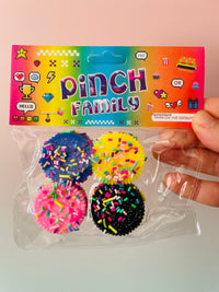 🍪✨ Taba Frosted Cookies | 4-Pack Sticky Sensory Stress Relief Fidget Toys ✨