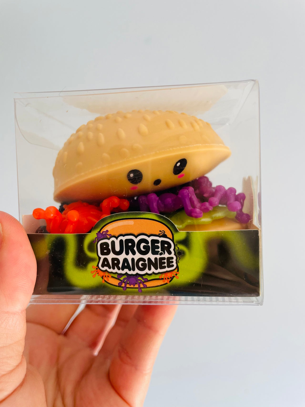 🕷️🍔 Scrunchems Spooky Spider Burger Squishy Toy