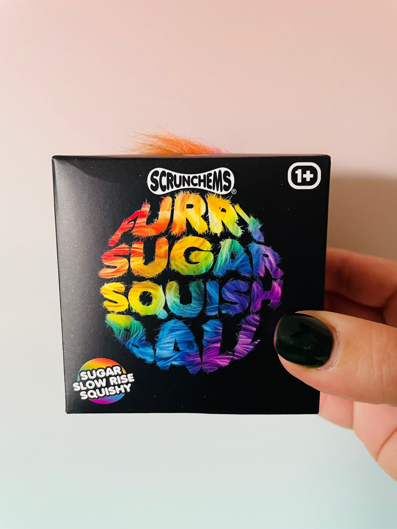 Scrunchems Furry Sugar Squish Ball Sensory Toy