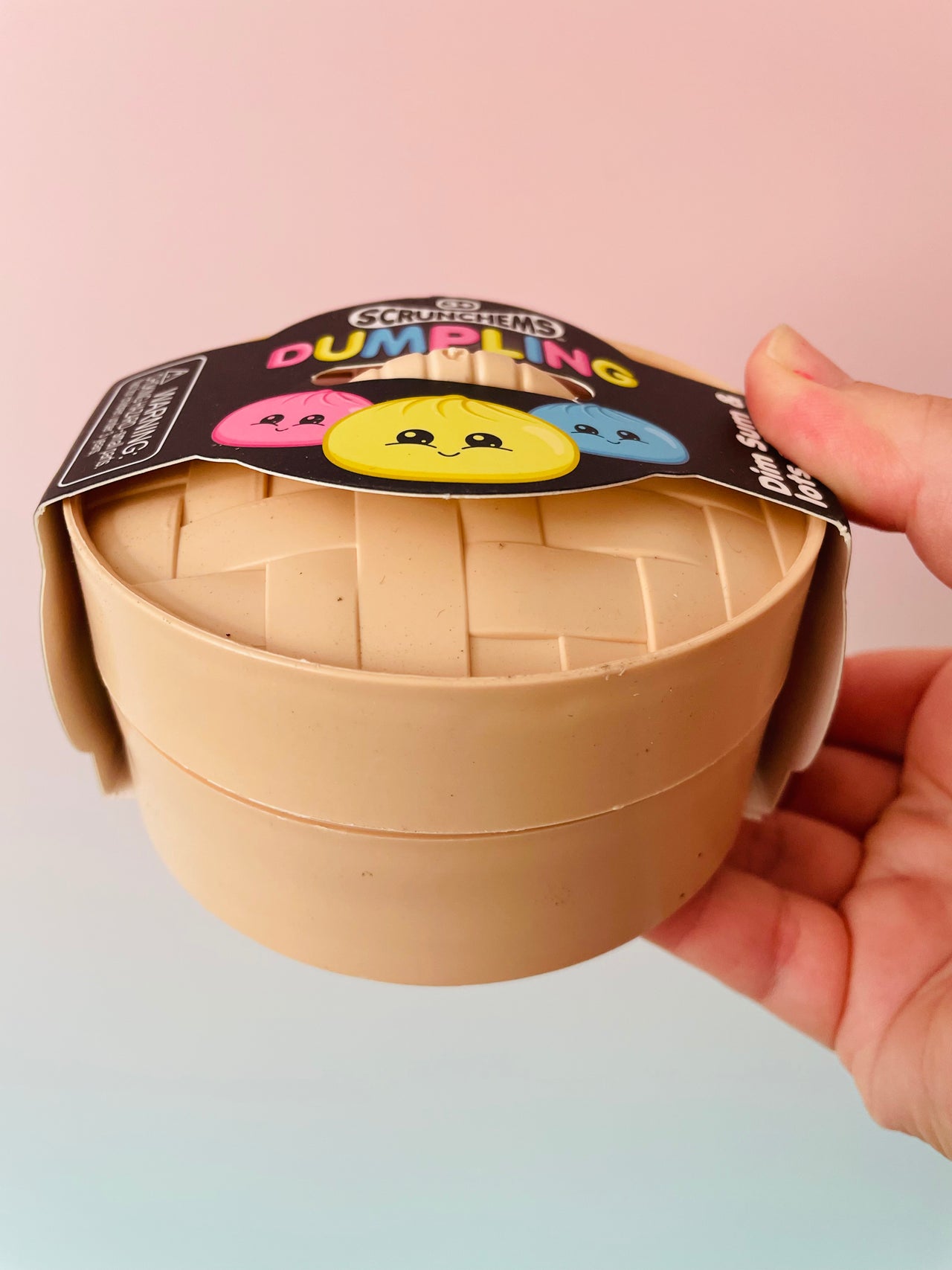 🥟💖 Scrunchems Dumpling Squishy | Soft Sensory Stress Relief Fidget Toy ✨