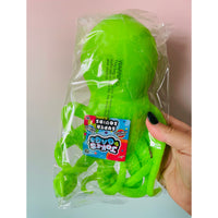 Green jumbo squid squishy stretchy sensory toy UK