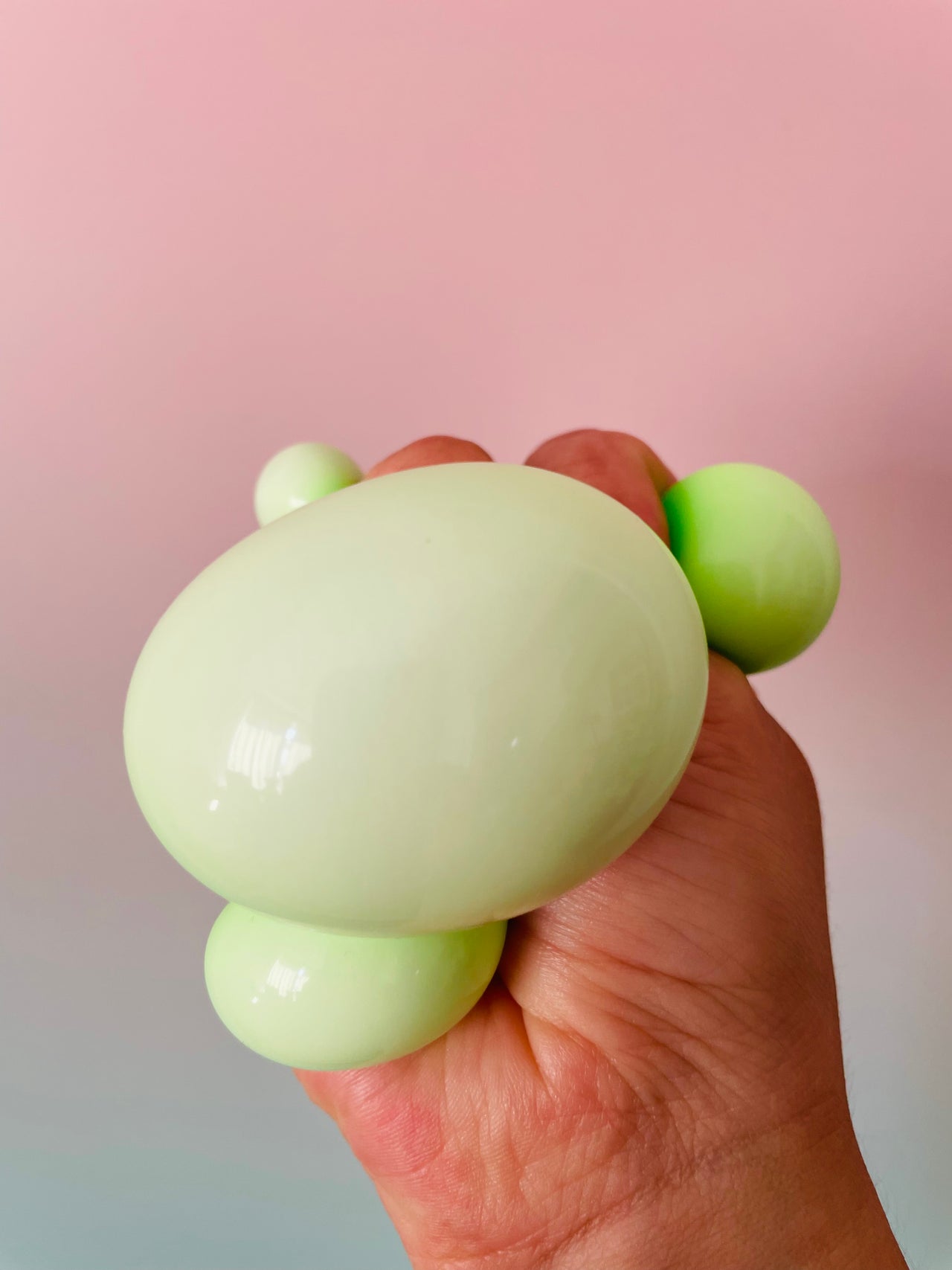 💚🟢 Neon Super Squish Ball | Green Stress Relief Sensory Fidget Toy ✨