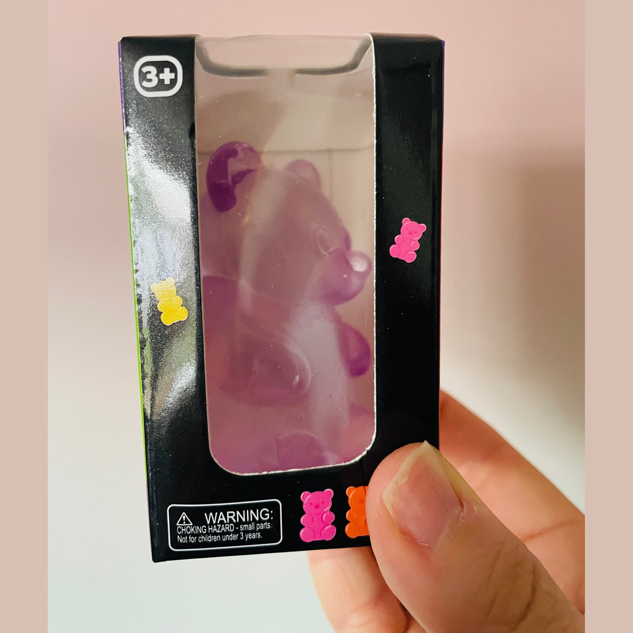 💜🐻 Sugar-Filled Gummy Bear Squishy | Purple Sensory Stress Relief Fidget Toy ✨