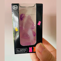 💜🐻 Sugar-Filled Gummy Bear Squishy | Purple Sensory Stress Relief Fidget Toy ✨