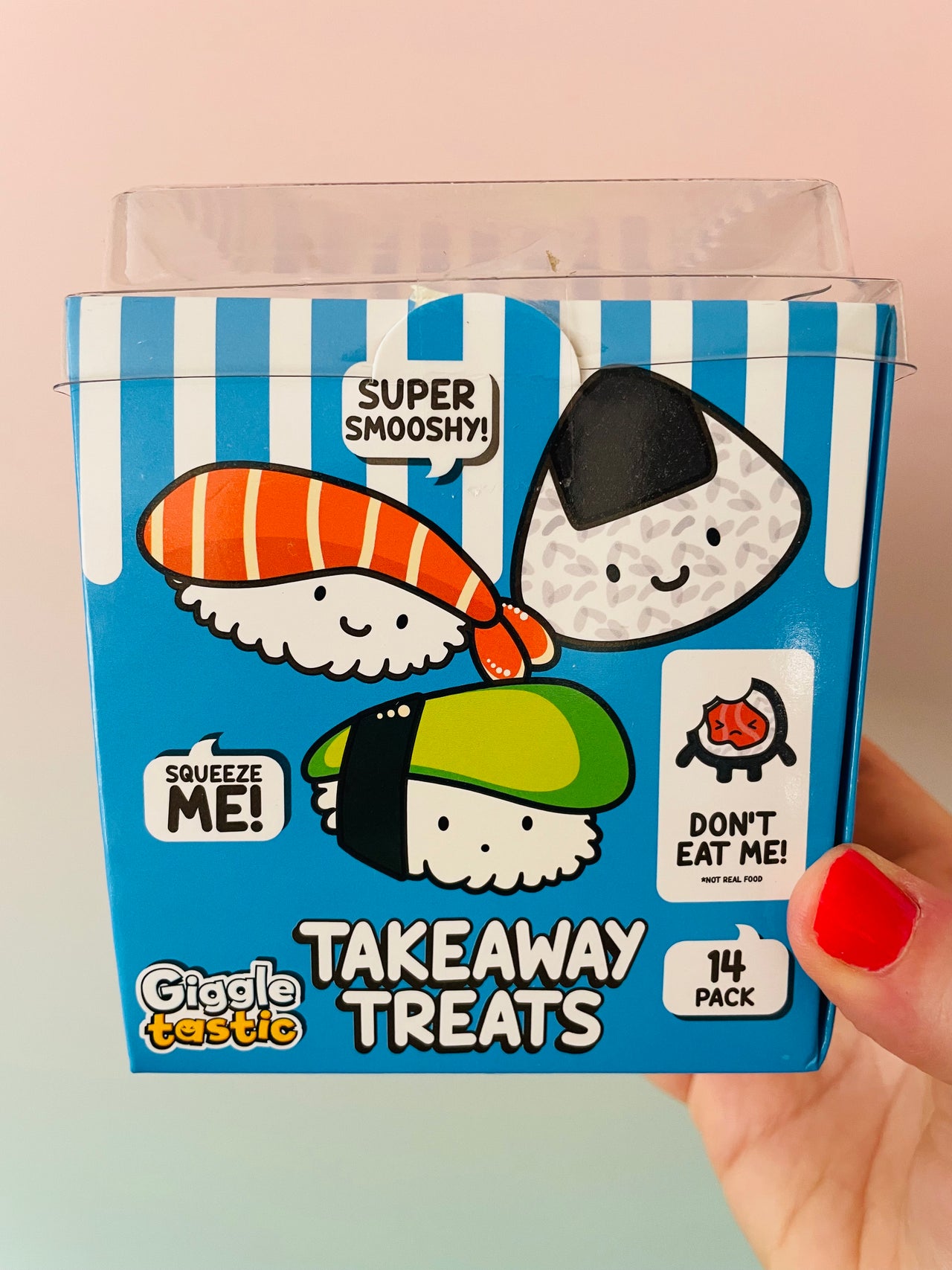 🍣🥡 Sushi Takeaway Treats | 14 Mini Sushi Squishies Sensory Fidget Pack ✨