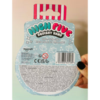 Blue Sparkly Squishy High Five Hand sensory toy UK