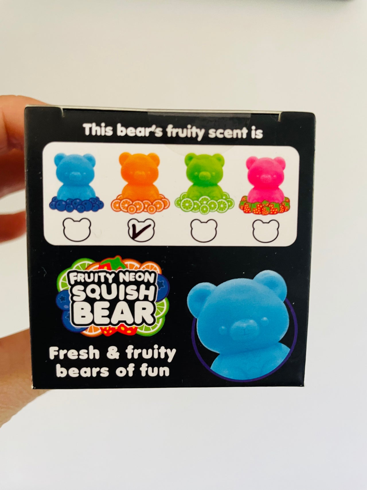 🐻🌈 Scrunchems Fruity Neon Squish Bear – Scented Sensory Fidget Toy ✨