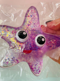 Purple Starfish Squishy - Sugar-Filled Sensory Toy - Neko Squish Co