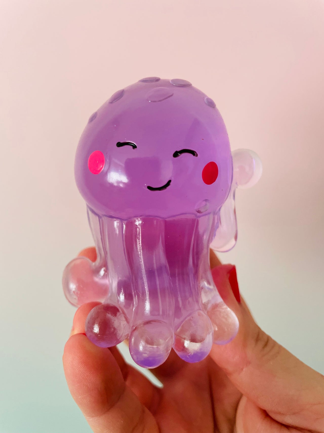 💙🐙 Blue Squeezy Gel Octopus | Soft Gel-Filled Sensory Stress Relief Fidget Toy ✨