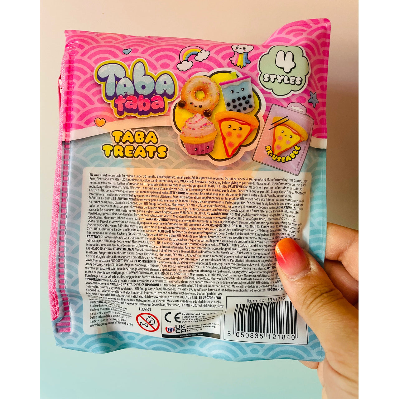Taba Treats Pizza Squishy sensory stress relief fidget toy