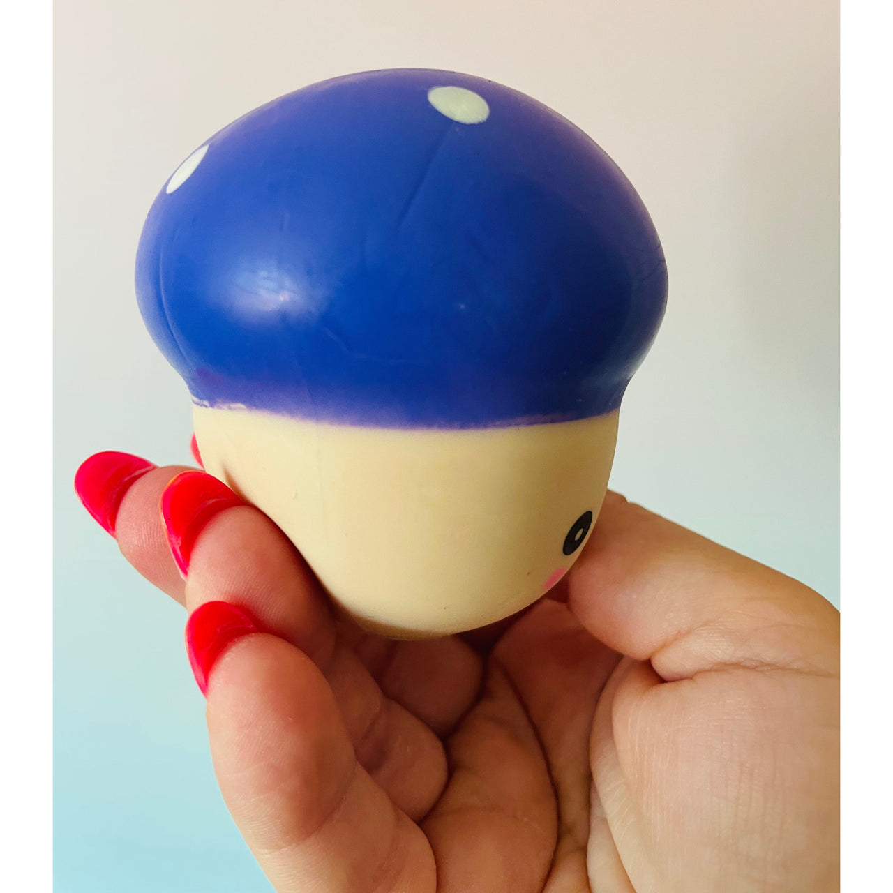 Mushi-Pals Purple Mushroom Squishy sensory stress relief fidget toy