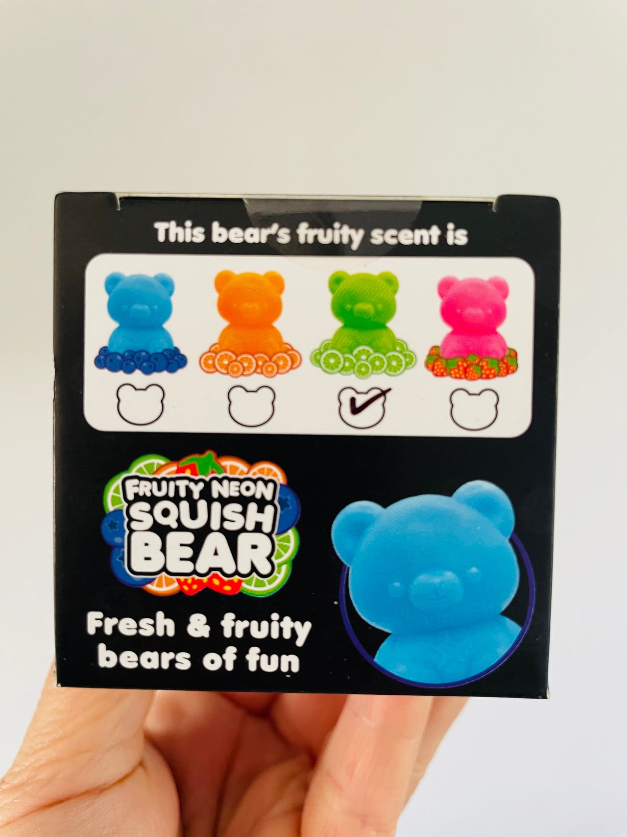 🐻🌈 Scrunchems Fruity Neon Squish Bear – Scented Sensory Fidget Toy ✨