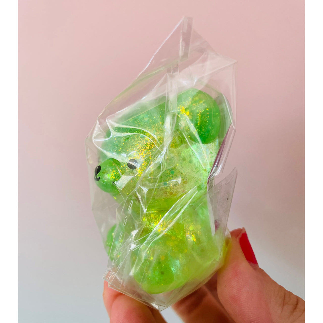 Sugar Maltose Squishy Bear slow-rising sensory fidget toy Green