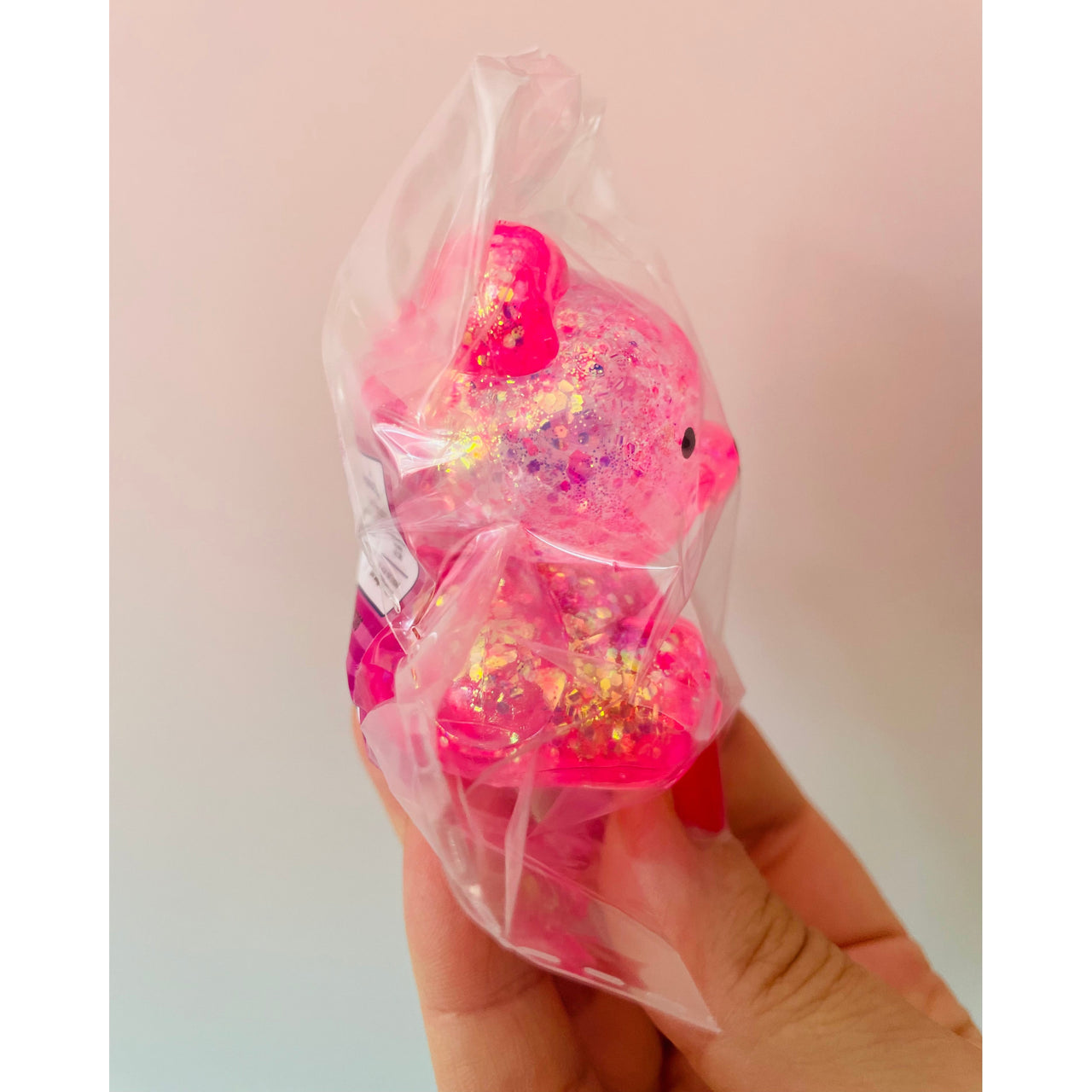 Sugar Maltose Squishy Bear slow-rising sensory fidget toy Pink
