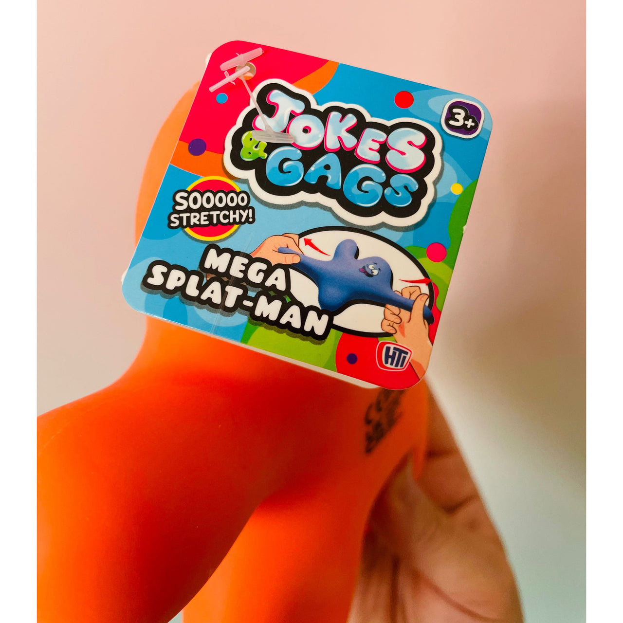 🧡💥 Mega Splat Man | Orange Stretchy Splat Sensory Fidget Toy ✨