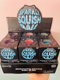 ✨🩷 Scrunchems Sparkly Squish Ball | Glitter Sensory Fidget Toy