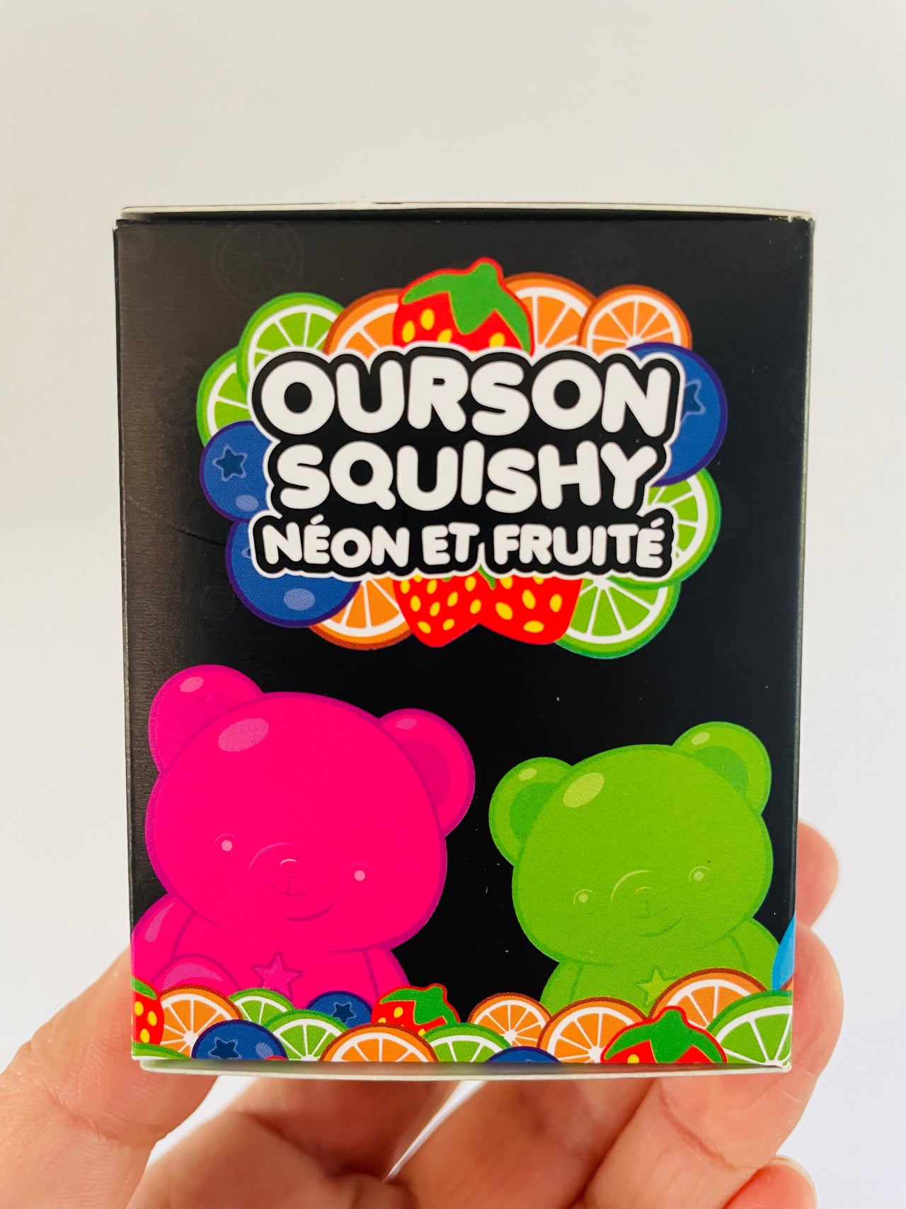 🐻🌈 Scrunchems Fruity Neon Squish Bear – Scented Sensory Fidget Toy ✨