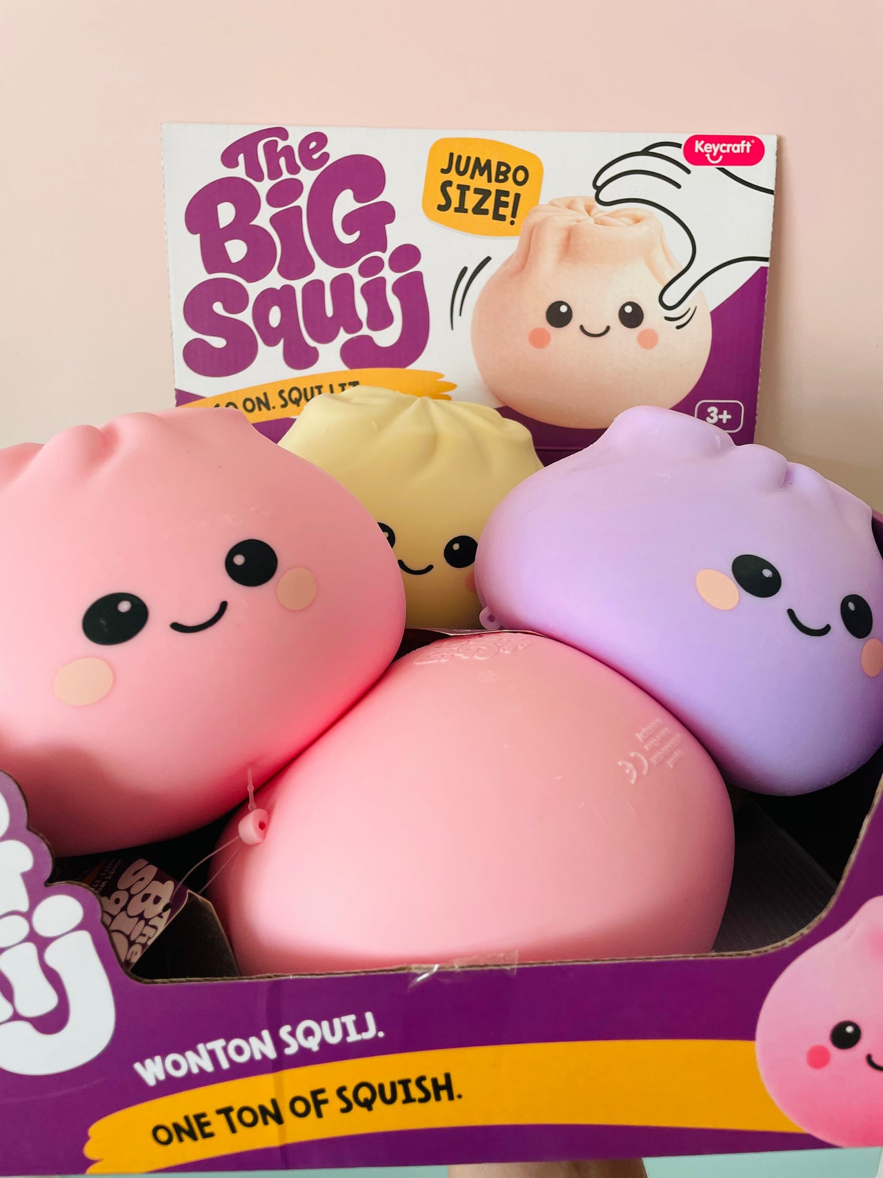 🥟✨ The Big Squij Wonton | Jumbo Slow-Rise Dumpling Squishy