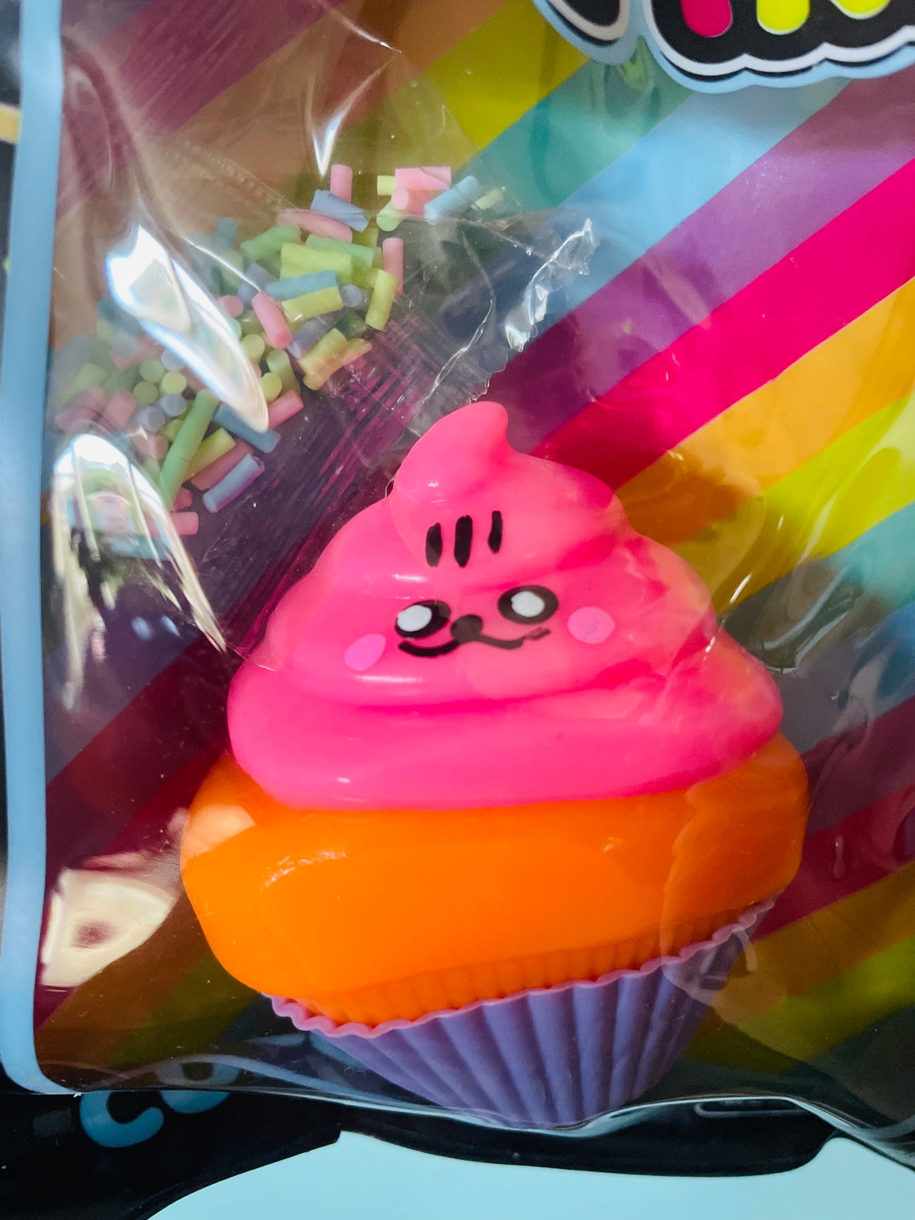 🧁✨ Scrunchems Sticky Squishy Cupcake | Taba Squishy