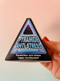💜🔺 Scrunchems Sugar Pyramid | Purple Sugar-Filled Sensory Stress Relief Fidget Toy ✨