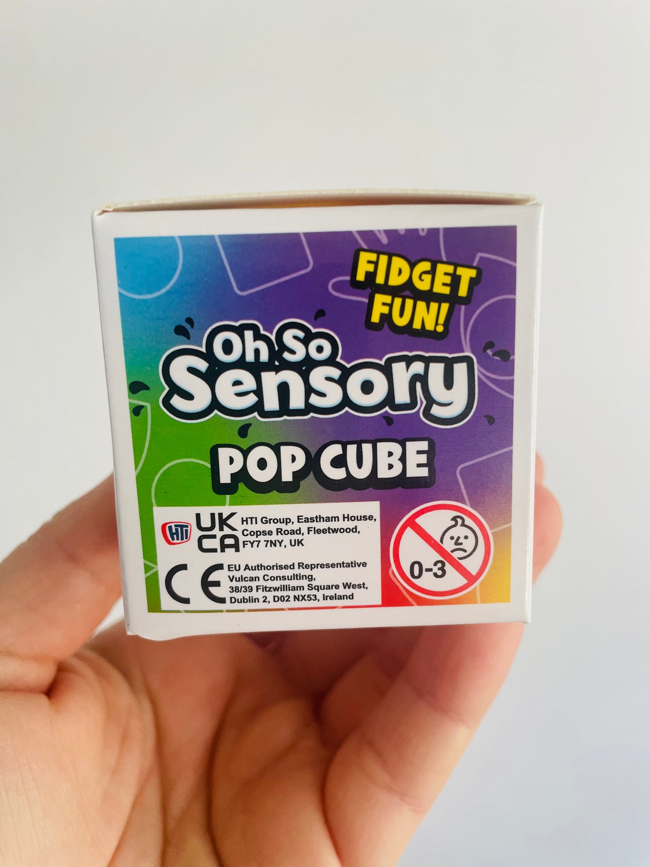 🟨✨ Yellow Pop Cube Fidget Toy