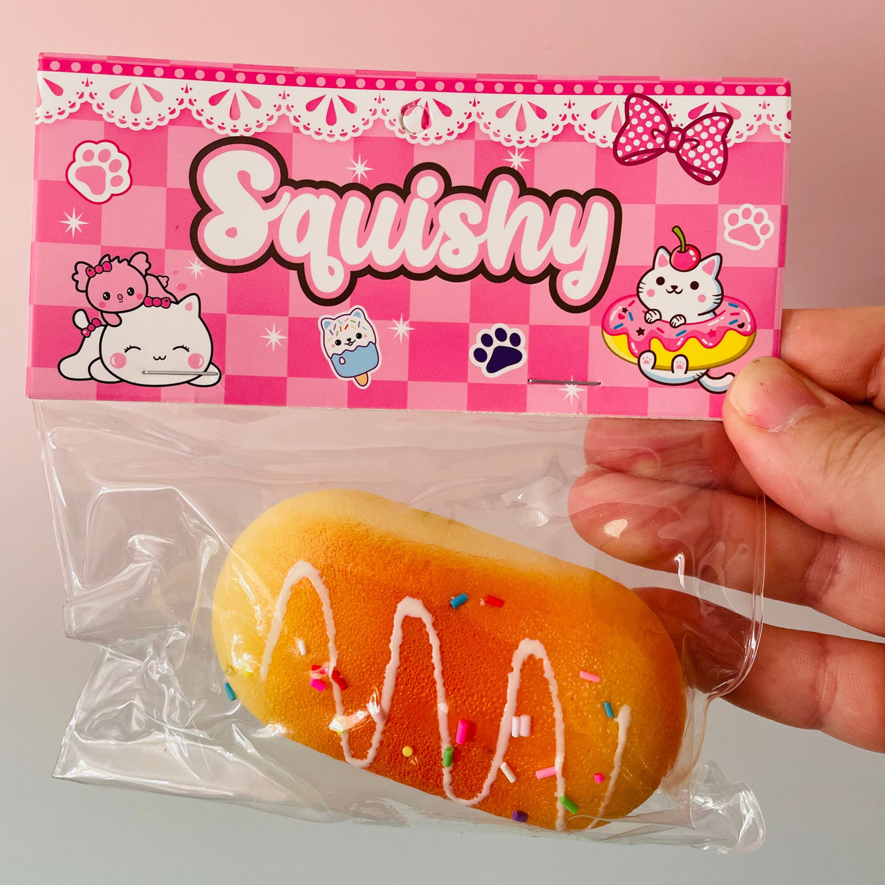Sprinkle Bread Squishy soft sensory fidget toy