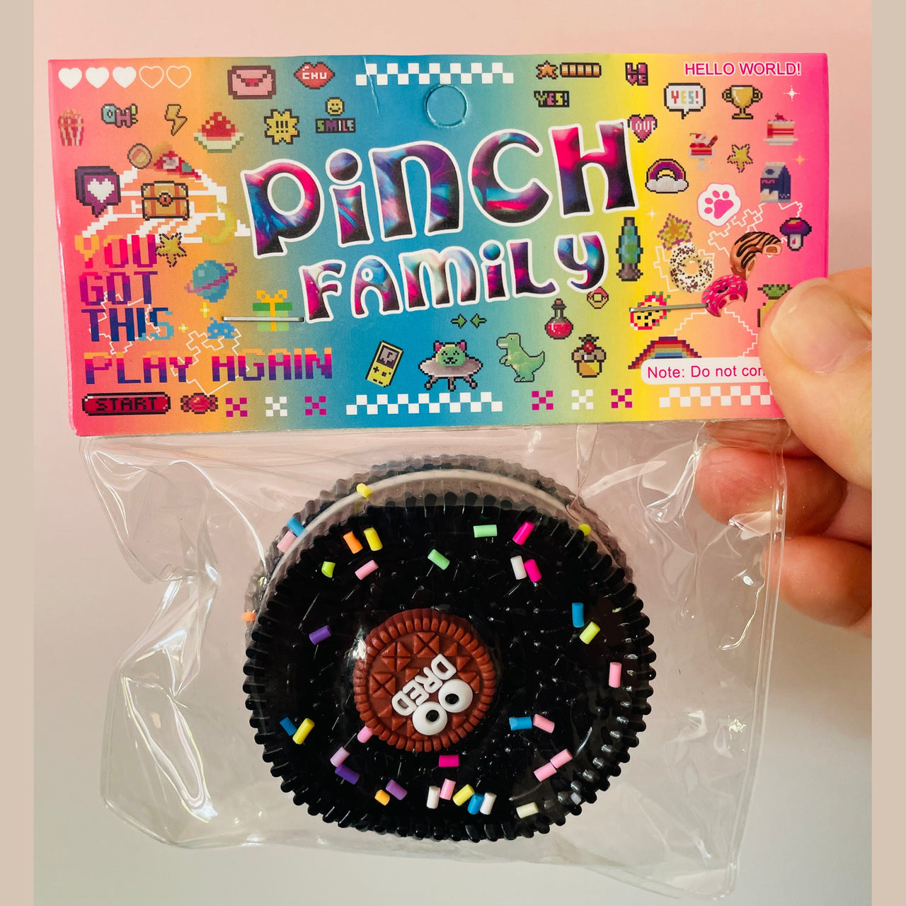 🤎🍪 Taba Cookie Sandwich Squishy | Brown Biscuit Sensory Fidget Toy ✨