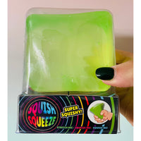Green Mega Cube Squishy slow rise sensory toy UK