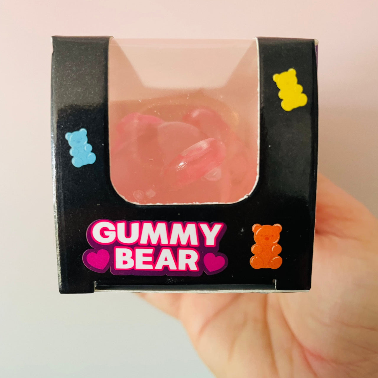 🩷🐻 Sugar-Filled Gummy Bear Squishy | Pink Sensory Stress Relief Fidget Toy ✨