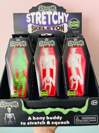 Scrunchems Stretchy Squishy Skeleton White Sensory Toy