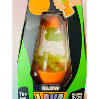 🧡🌋 Glow in the Dark Lava Lamp Squishy | Orange Sensory Stress Relief Fidget Toy ✨