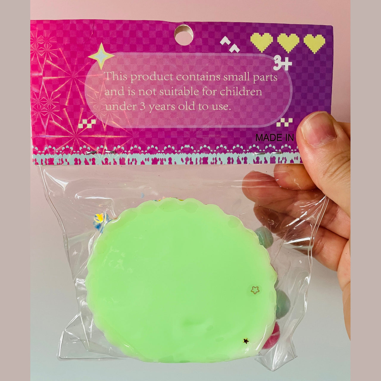 💚🥧 Raspberry Tart Taba Squishy | Green Kawaii Sensory Fidget Toy ✨