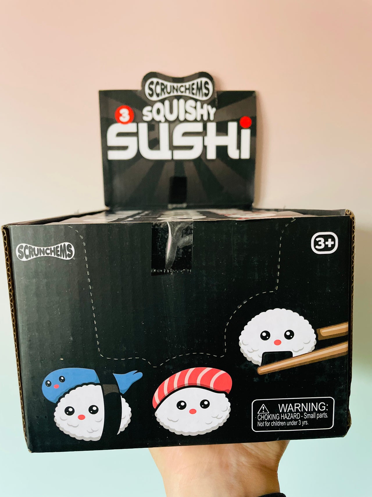 Scrunchems Squishy Sushi Set - 3 Mini Sushi Squishies