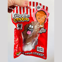 🤎🥁 Brown Disco Drumstick Squishy Sensory Toy ✨