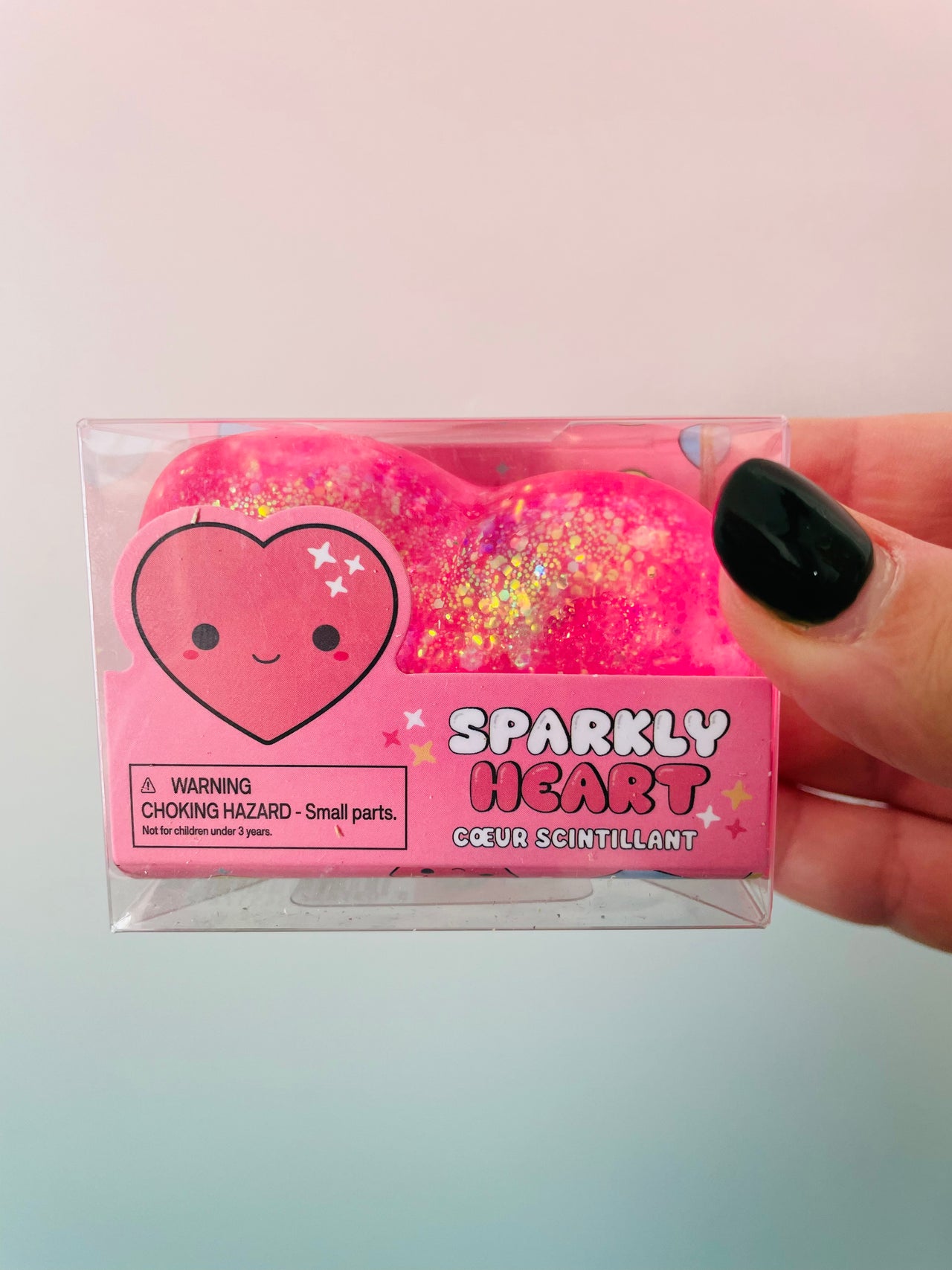 💖✨ Sparkly Squishy Heart | Glittery Sensory Fidget Toy