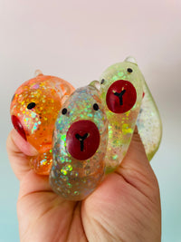🩷🦫 Scrunchems Mini Sugar Capybaras | 3 Pack Gooey Gel Sensory Squishies ✨