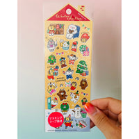 Mind Wave Christmas Together kawaii Japanese Christmas sticker sheet