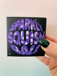 ✨🩷 Scrunchems Sparkly Squish Ball | Glitter Sensory Fidget Toy