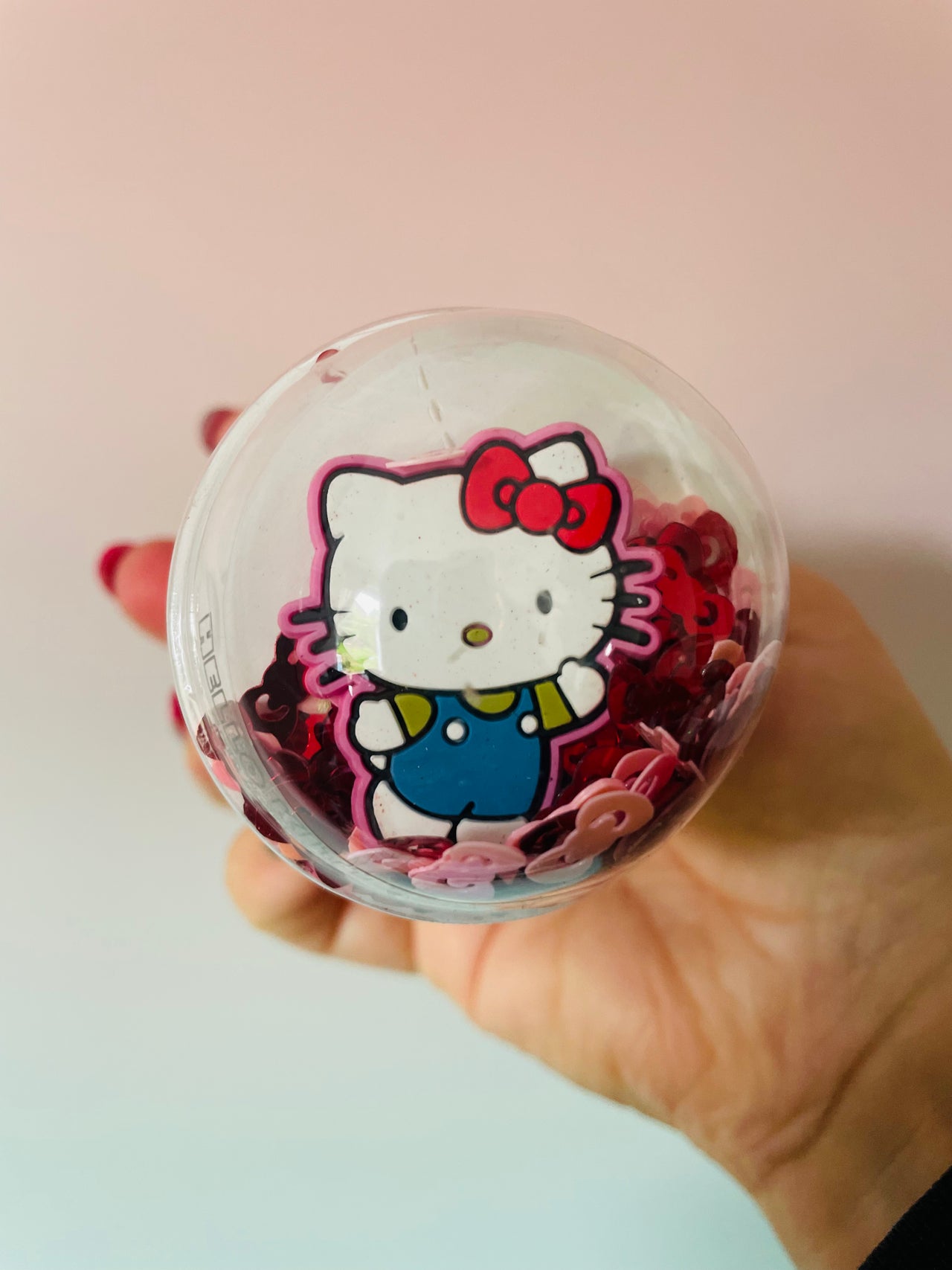Hello Kitty Pink Slime Pot Sanrio kawaii sensory slime toy UK