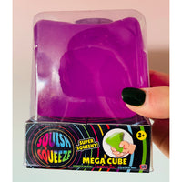 Purple Mega Cube Squishy slow rise sensory toy UK