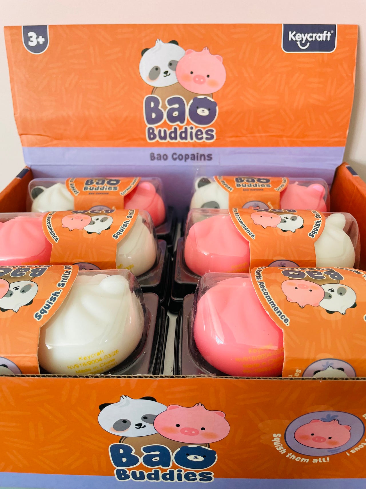 🥟🐷🐼 Bao Buddies 2-Pack | Pig & Panda Squishy Sensory Fidget Toys