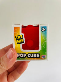 🟥✨ Red Pop Cube Fidget Toy