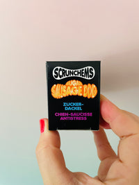 💙🌭 Scrunchems Sugar Sausage Dog | Blue Sugar-Filled Sensory Stress Relief Fidget Toy ✨