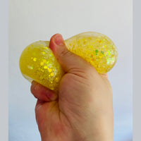 🩵✨ Light Blue Pinch Family Sugar Glitter Cube Squishy | Sensory Fidget Toy 💎